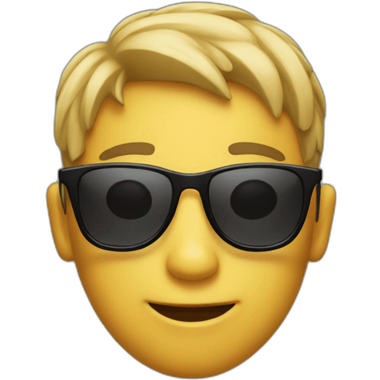 boy with sun glasses emoji