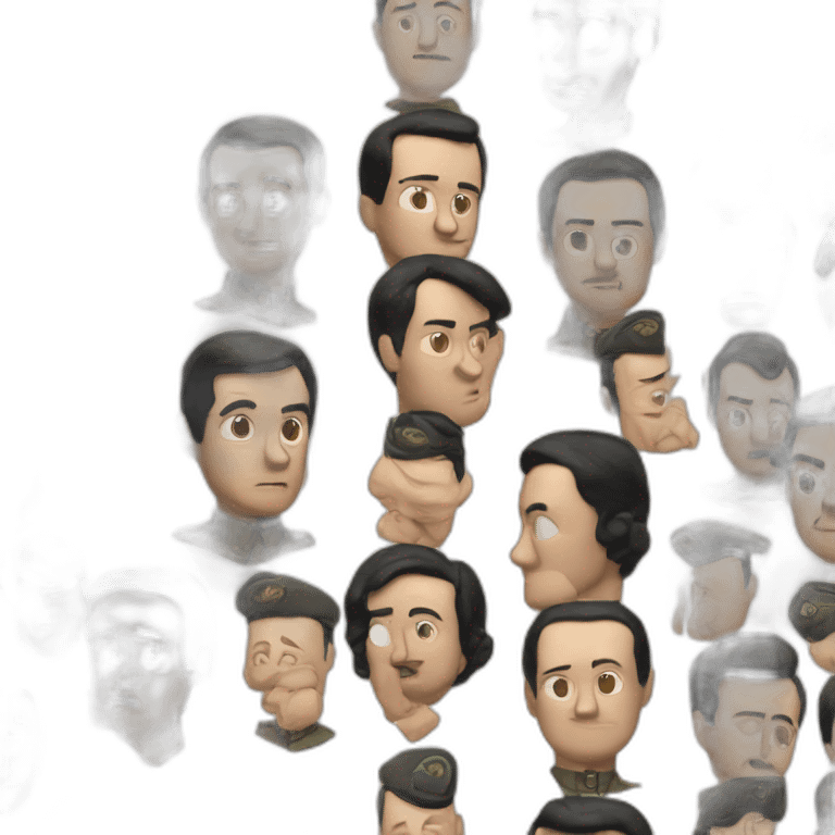 Adolf 1943 black hair emoji