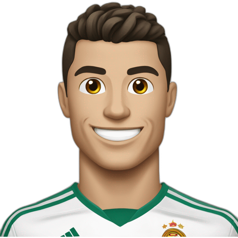 Cristiano Ronaldo avec une chèvre emoji