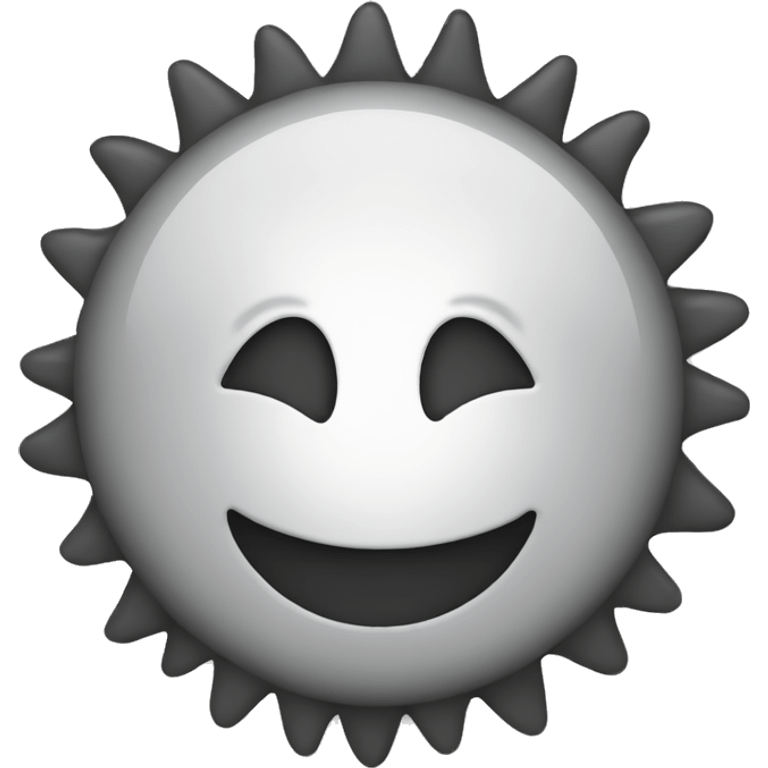 A happy sun emoji emoji