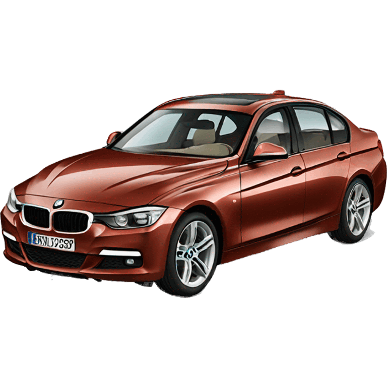 photorealistic bmw 3 series emoji