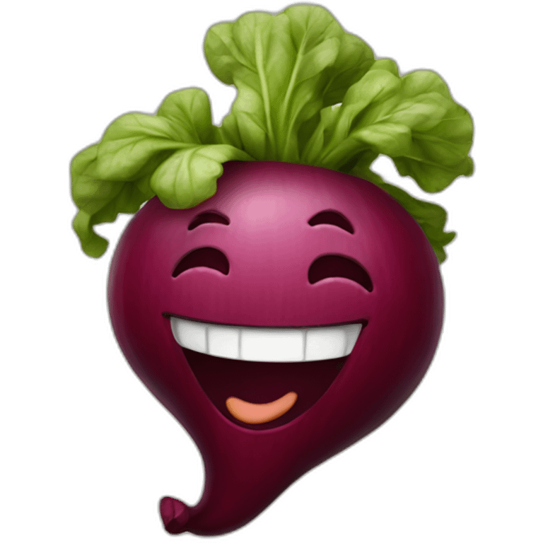 laughing beetroot emoji emoji