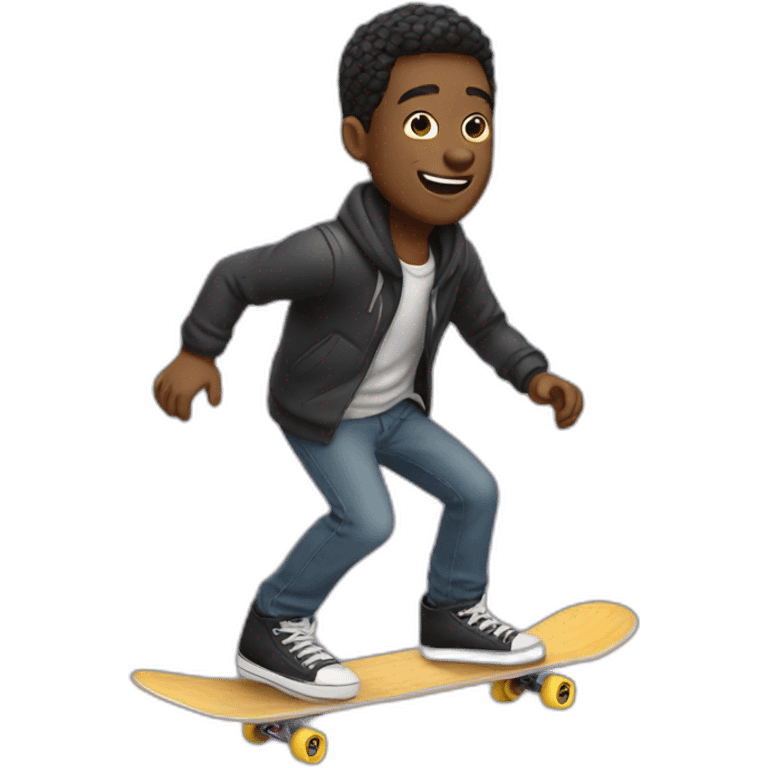 À Guy Skateboarding  emoji