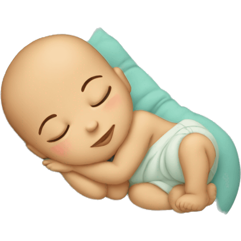 sleeping baby emoji