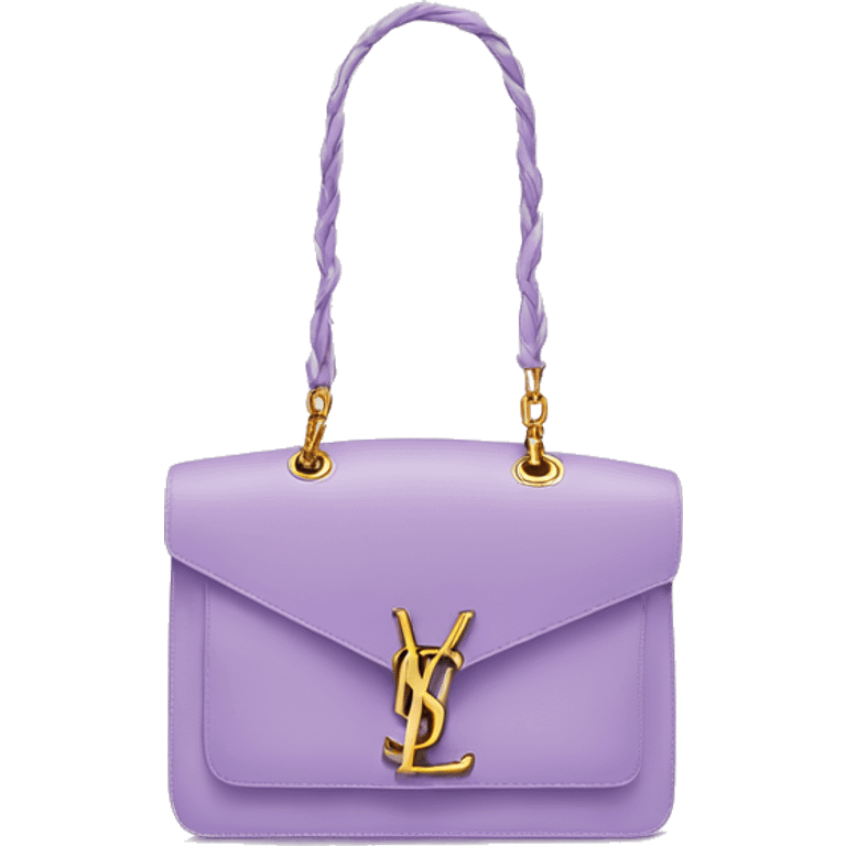 Lilac YSL bag emoji