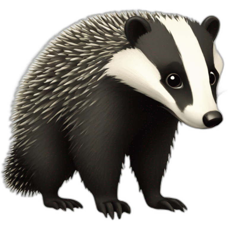 prickly badger emoji