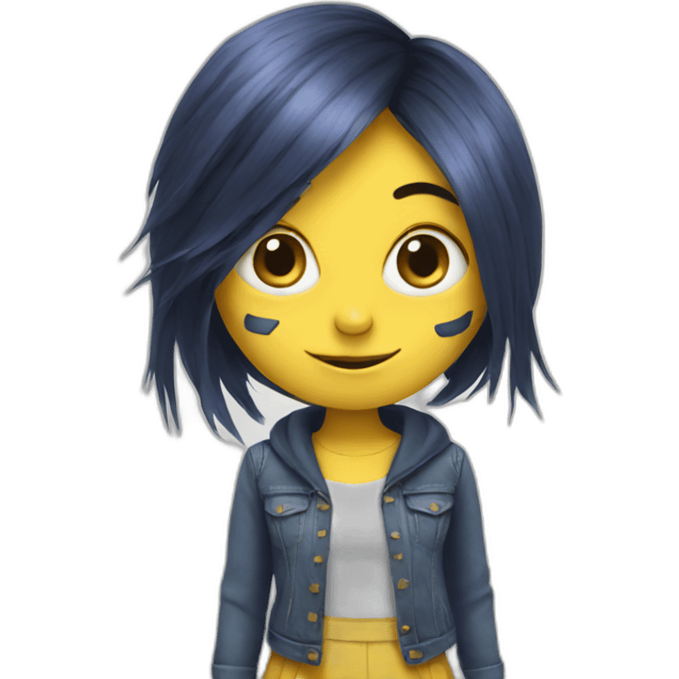 Minion girl emoji