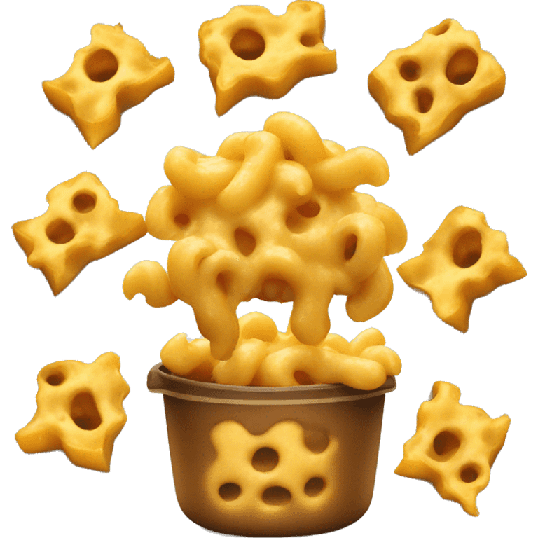 Baked Mac and cheese emoji