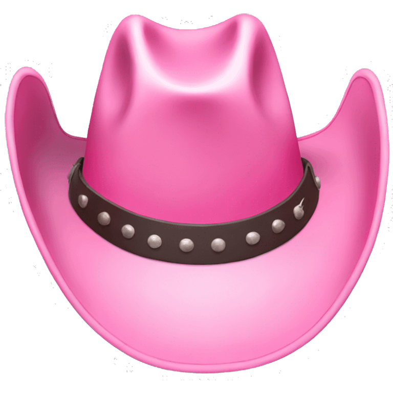 Pink cowboy hat emoji