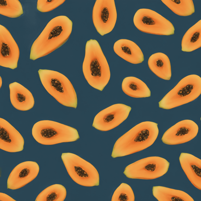 Papaya emoji