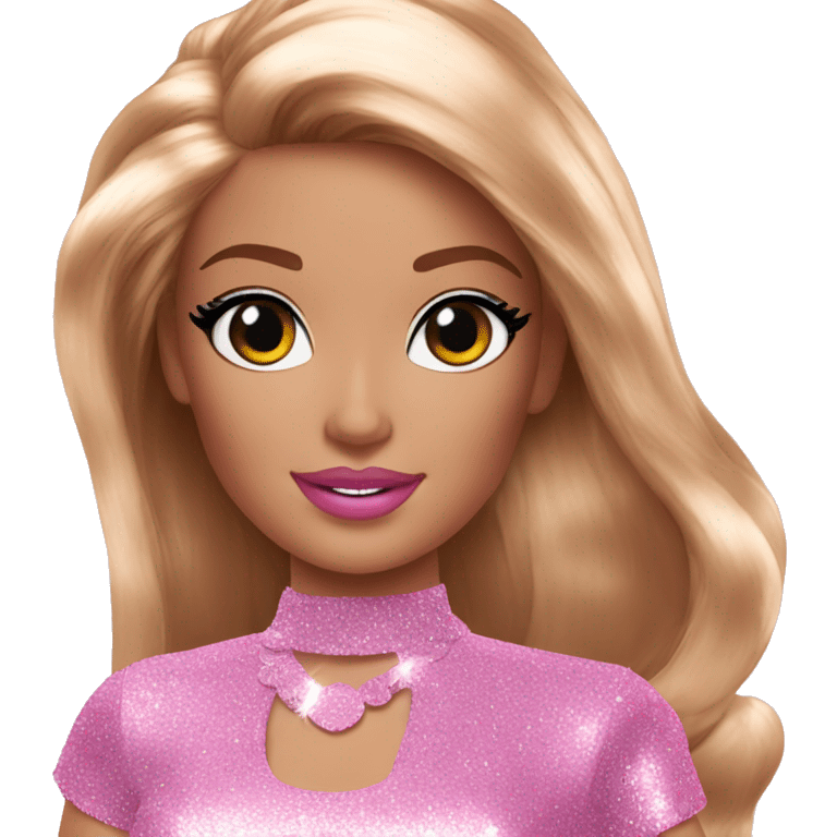 barbie glitter more aesthetic emoji