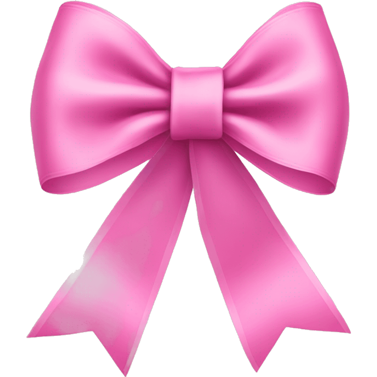 pink ribbon bow  emoji