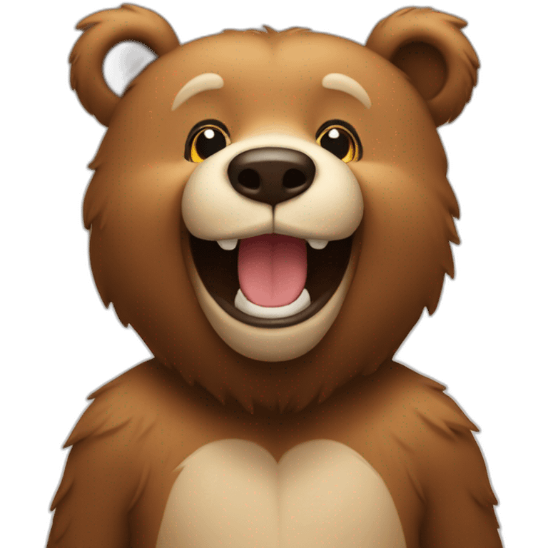 happy bear emoji