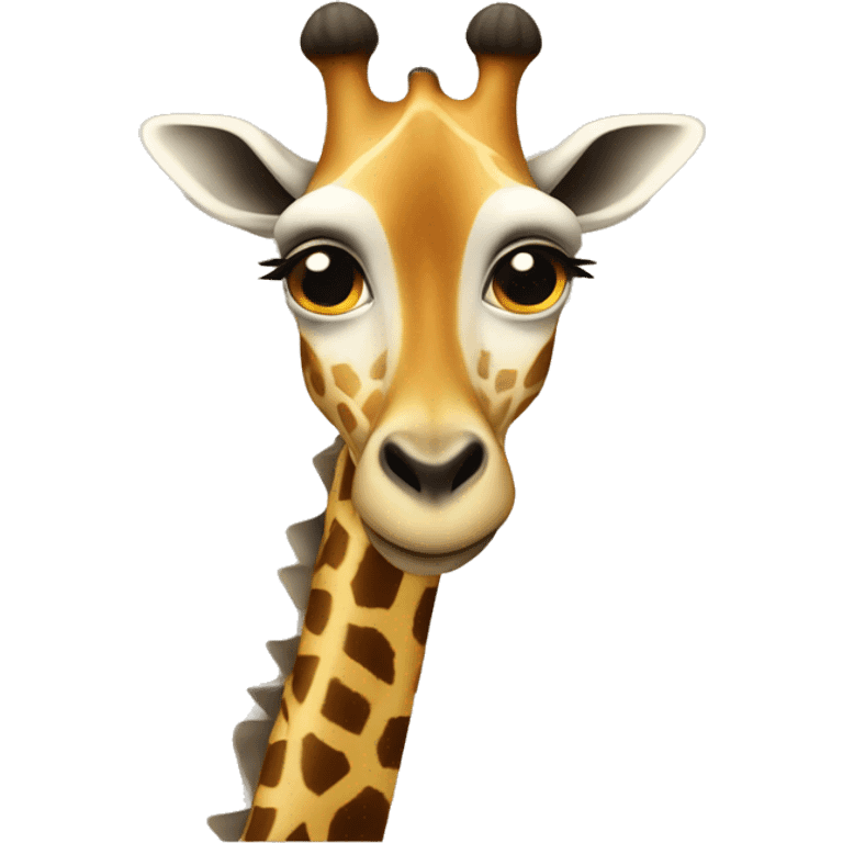 Girafe laineuse emoji