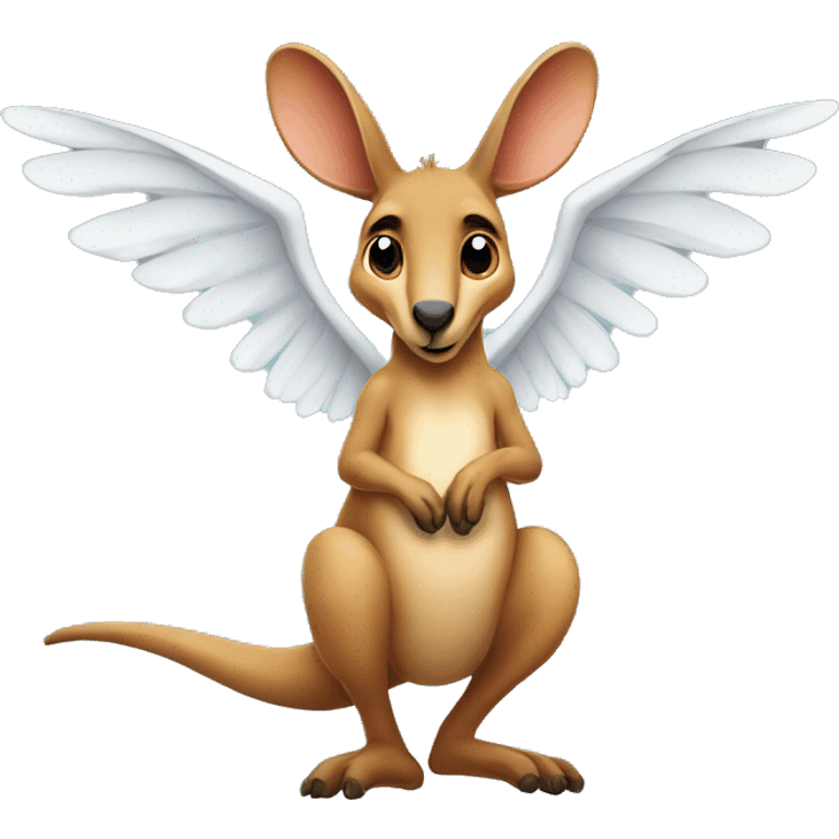 kangaroo with wings emoji