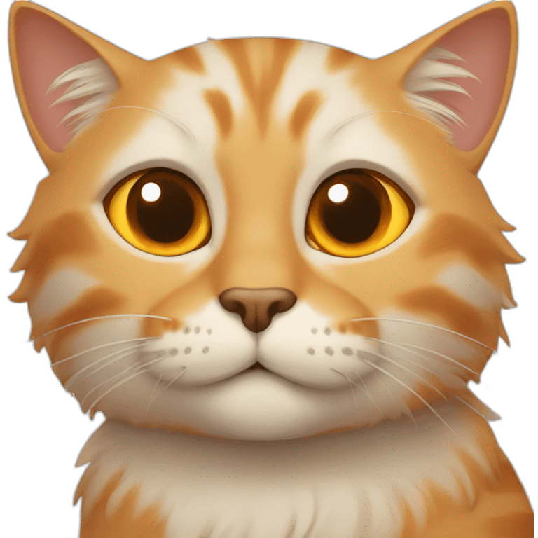 cat with orange uice  emoji