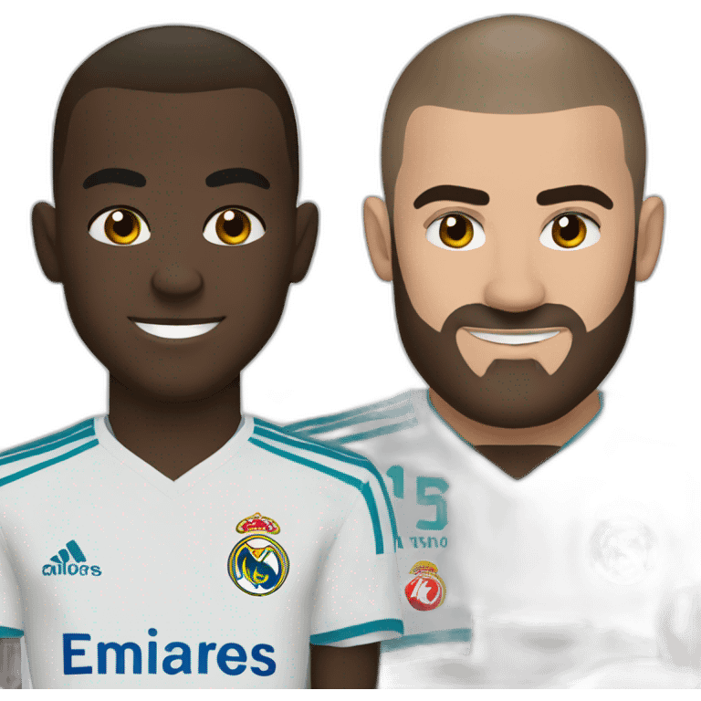 Vinicius avec benzema emoji