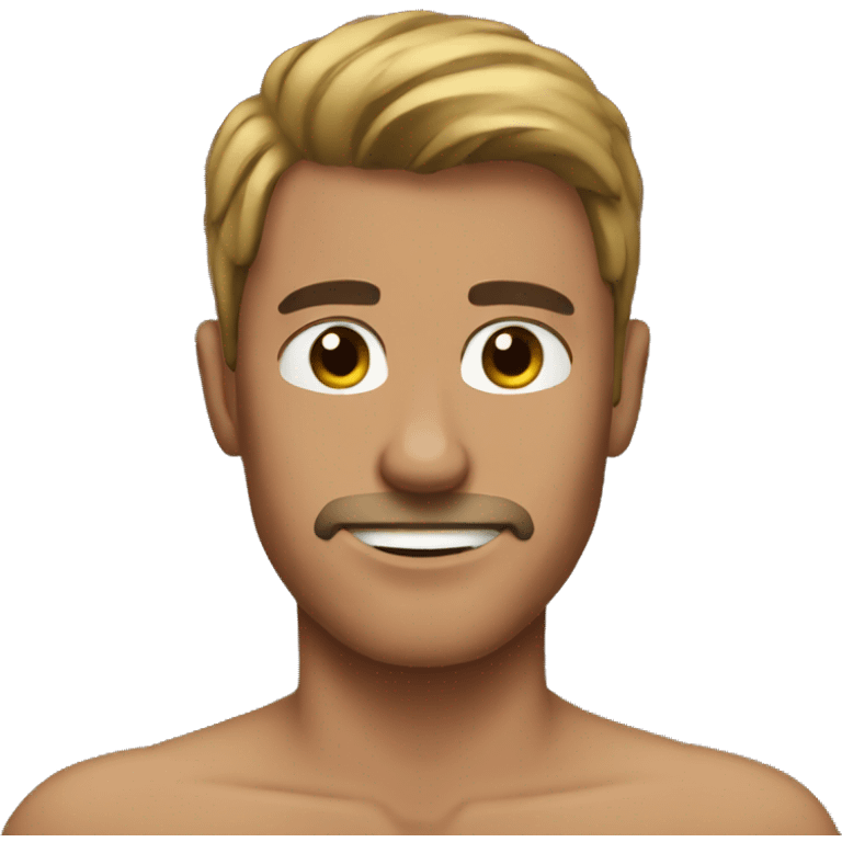 Shirtless guy emoji