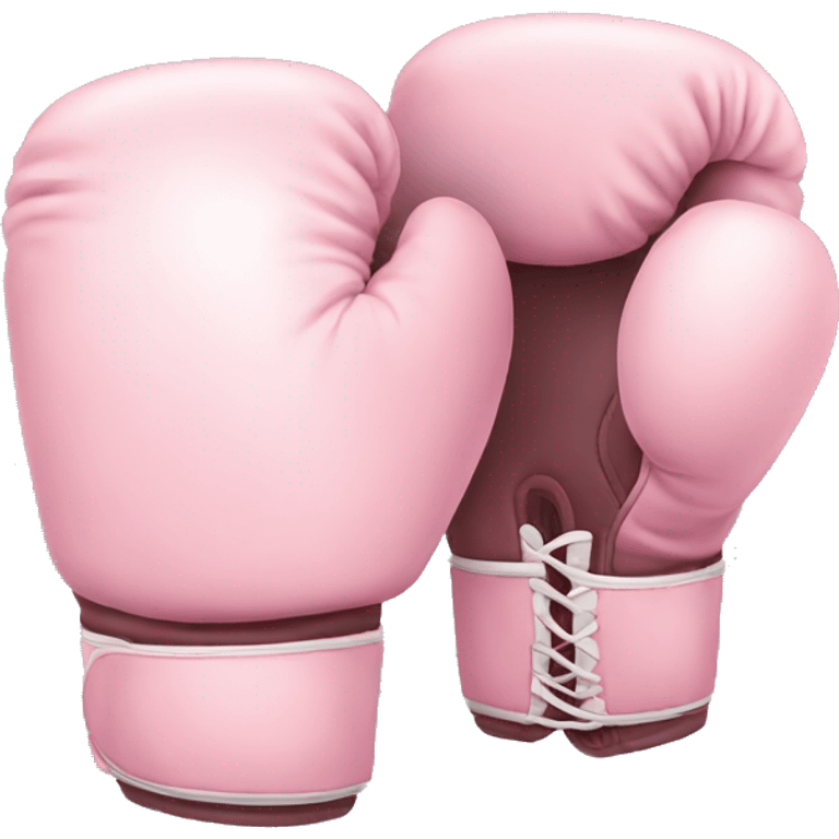 light pink boxing gloves emoji