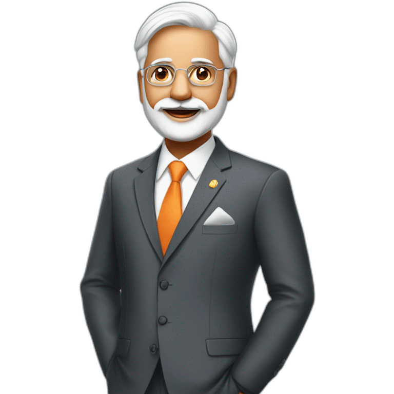 NARINDER MODI IN SUIT emoji