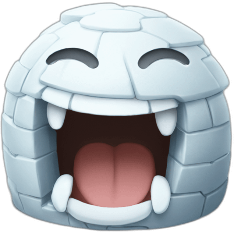 igloo laughing face emoji