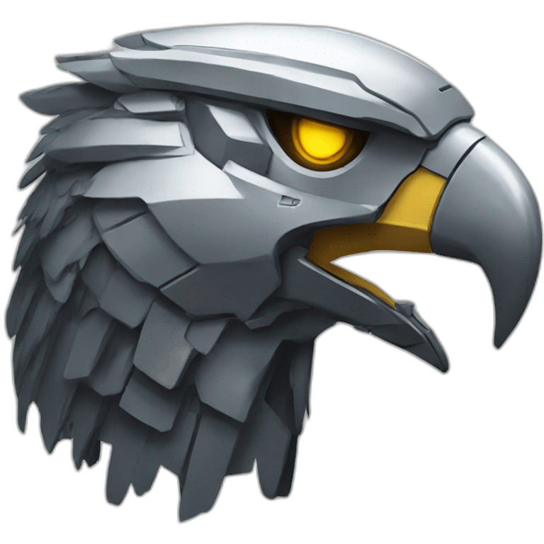 mecha eagle head emoji