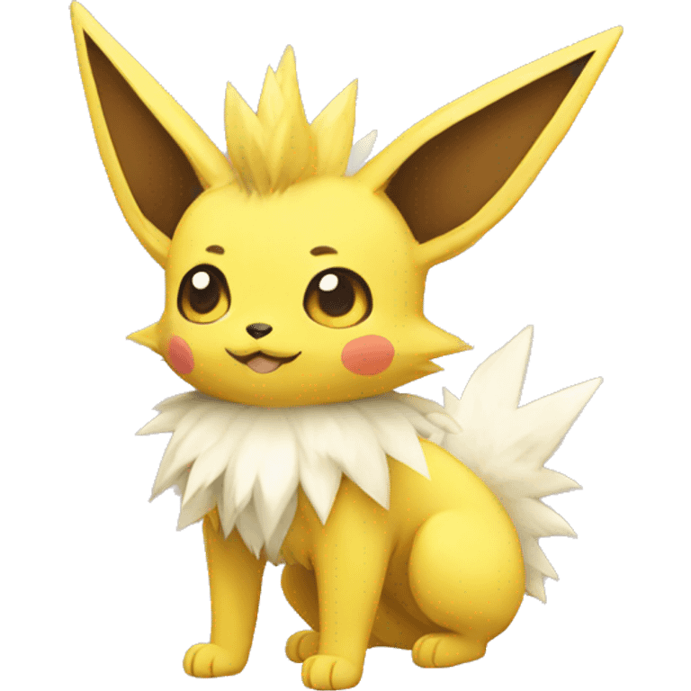 Kawaii Jolteon full body emoji