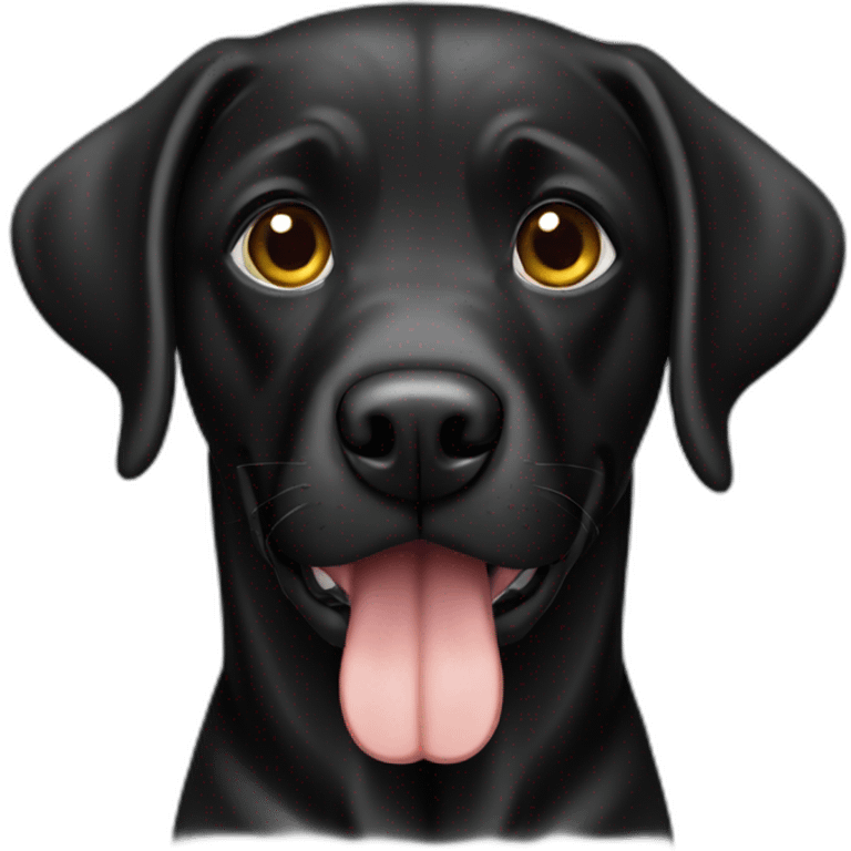 Labrador-noir-prier emoji