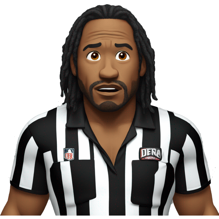 ufc referee herb dean shrugging his shoulders emoji