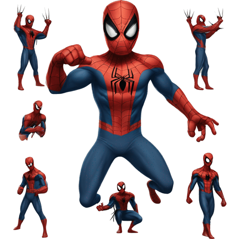 Spider man wolverine emoji