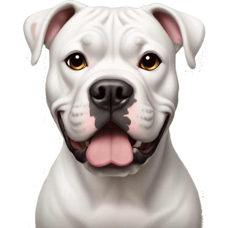 Black American Bulldog emoji