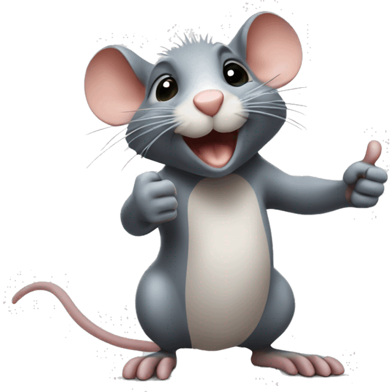 rat giving a thumbs up emoji