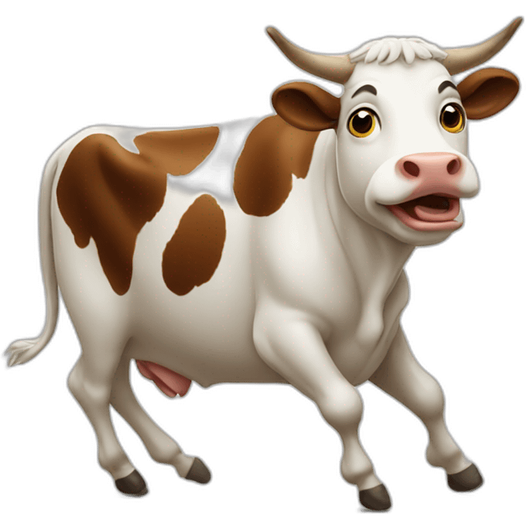 Russian Dancing cow emoji