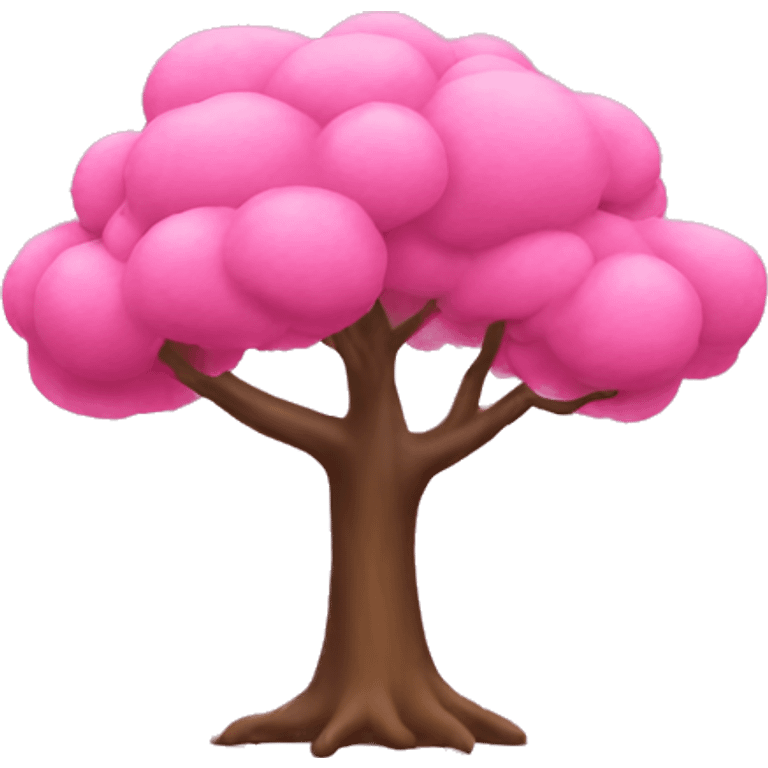 pink tree emoji