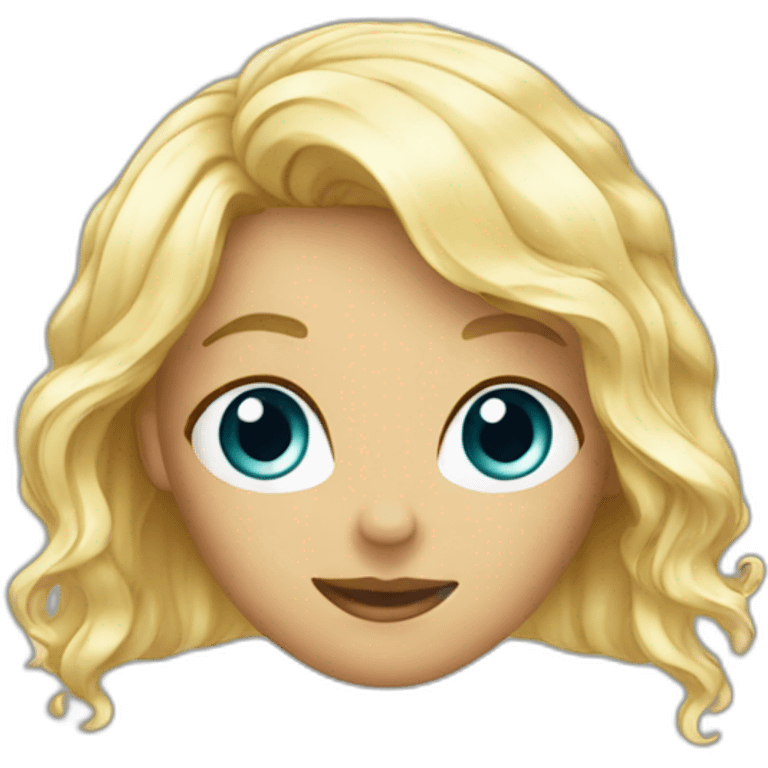 diamond with blond hairs emoji