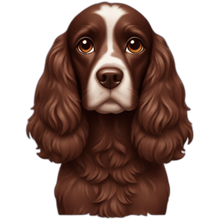 chocolate spaniel emoji