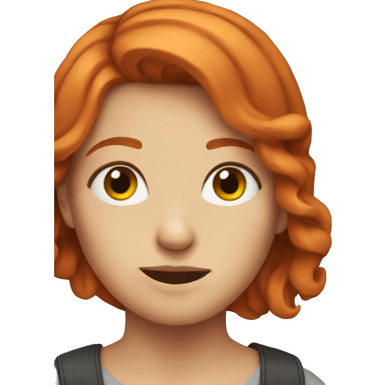 a redhead emoji