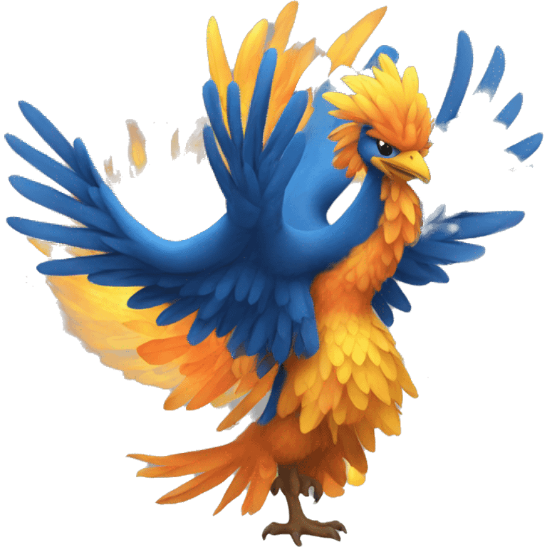 phenix bleu emoji