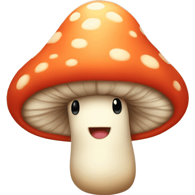 Cute mushroom  emoji