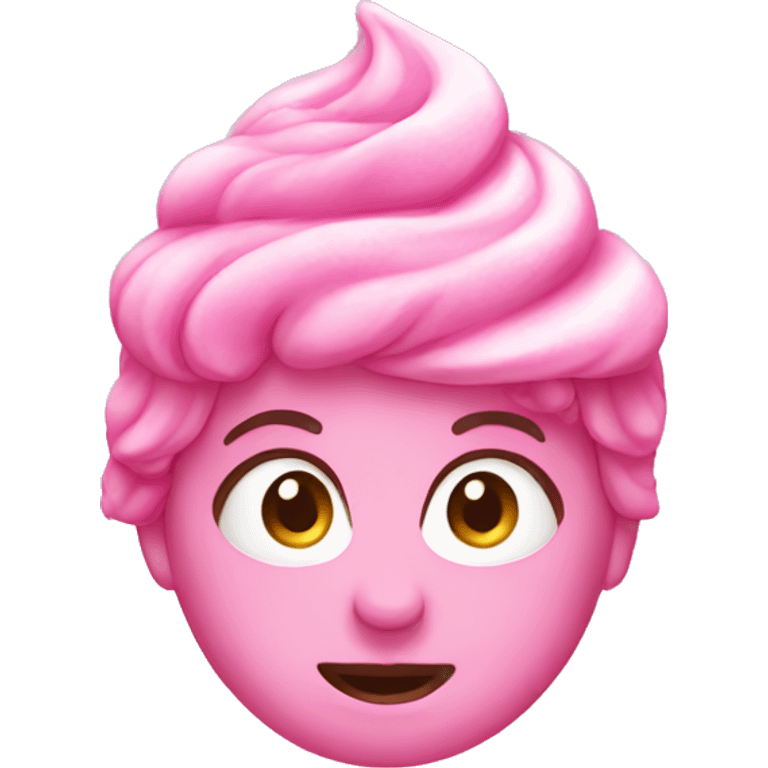 Pink sugar emoji