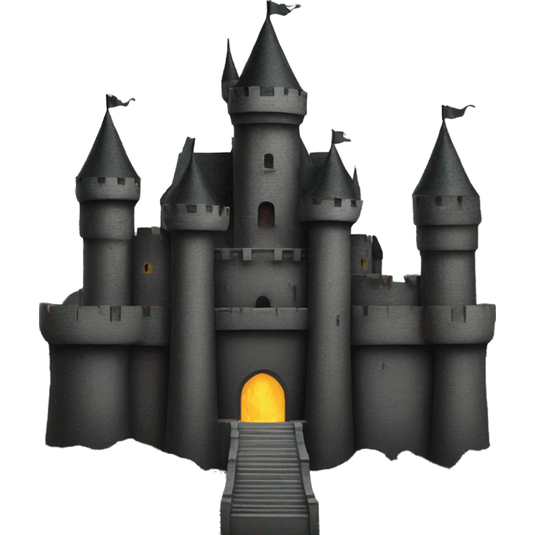 black castle emoji