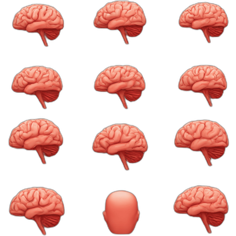 red-human-brain emoji