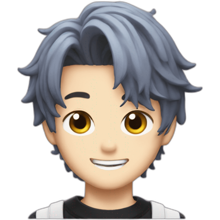 Felix from stray kids emoji