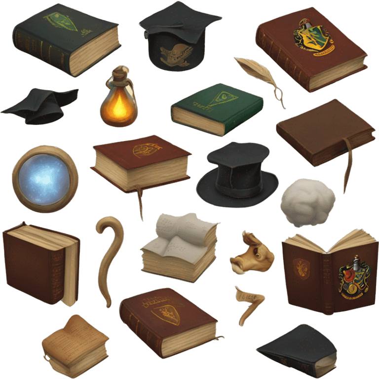 Harry Potter book emoji