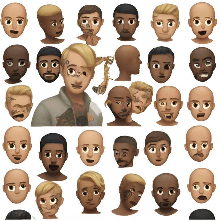 Andrew Tate with neck tattoos  emoji