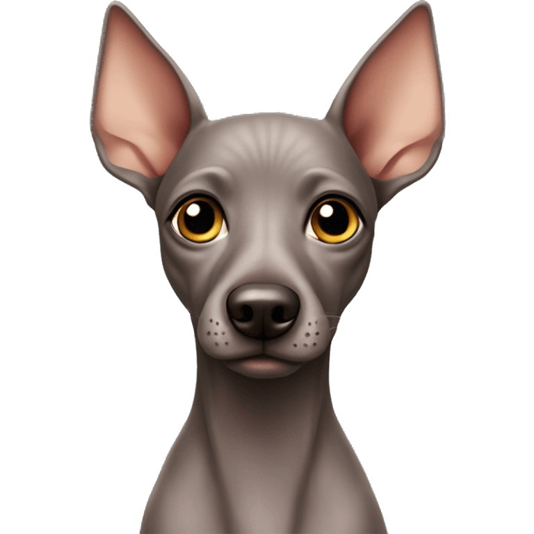 Xoloitzcuintli hairless dog emoji