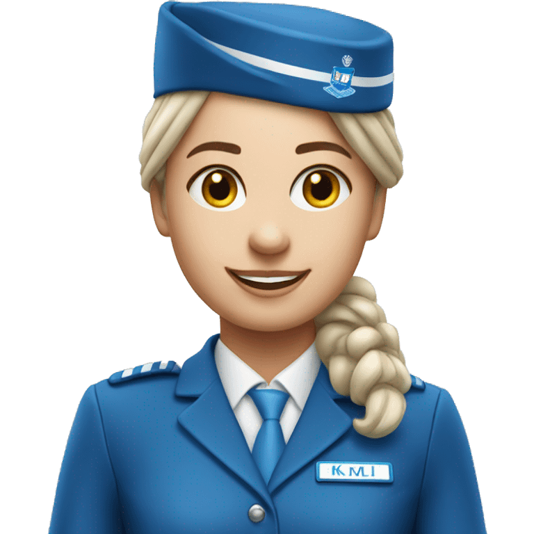 KLM cabin crew  emoji