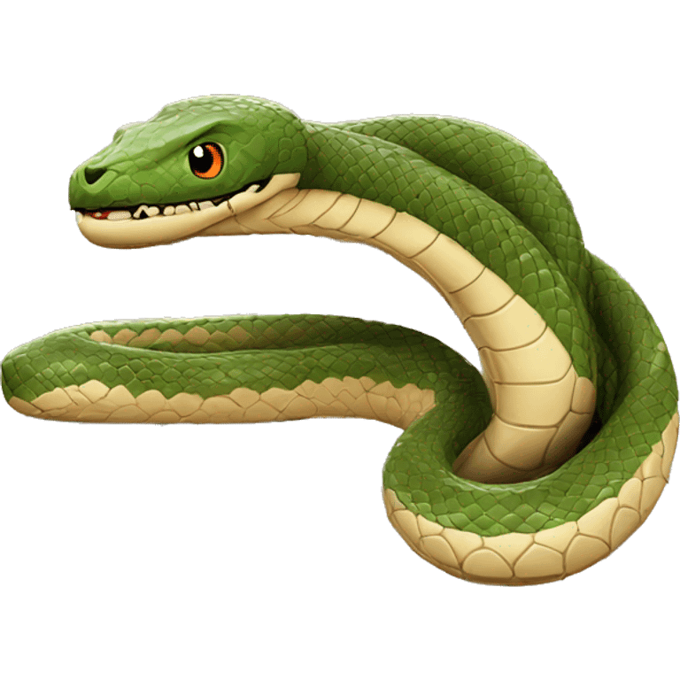 Serpiente con beso, canchero, moda emoji