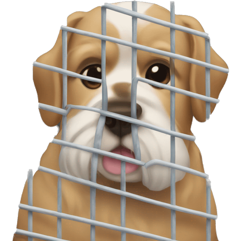 dog cage emoji