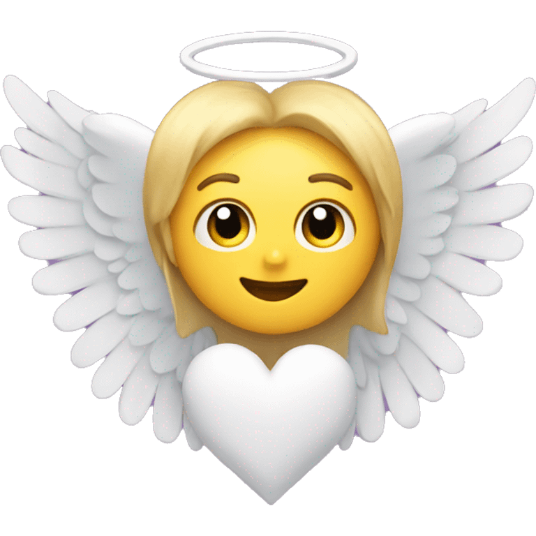 heart with angel wings emoji